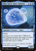 Magic the Gathering Card - Kira, Great Glass-Spinner - MTG Circle