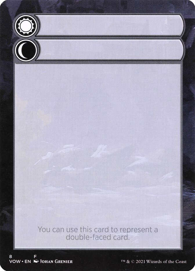 Magic the Gathering Card - Double-Faced Substitute Card - MTG Circle