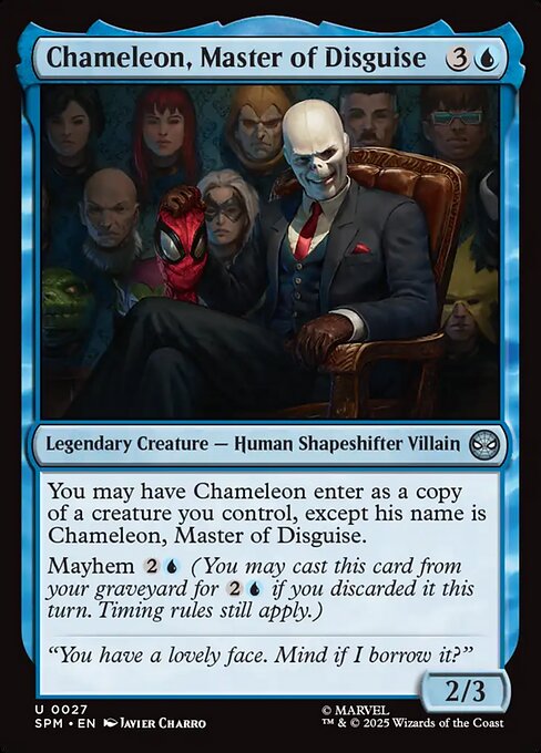 Magic the Gathering Card - Chameleon, Master of Disguise - MTG Circle