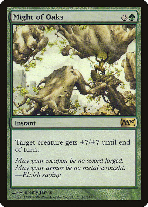 Magic the Gathering Card - Might of Oaks - MTG Circle