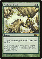 Magic the Gathering Card - Might of Oaks - MTG Circle