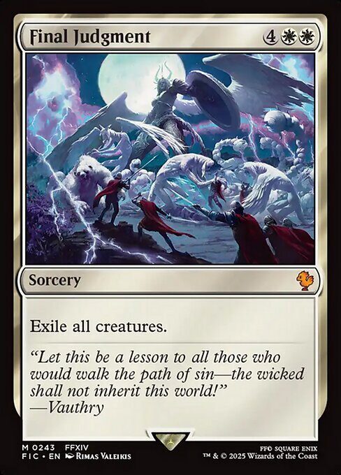 Magic the Gathering Card - Final Judgment - MTG Circle