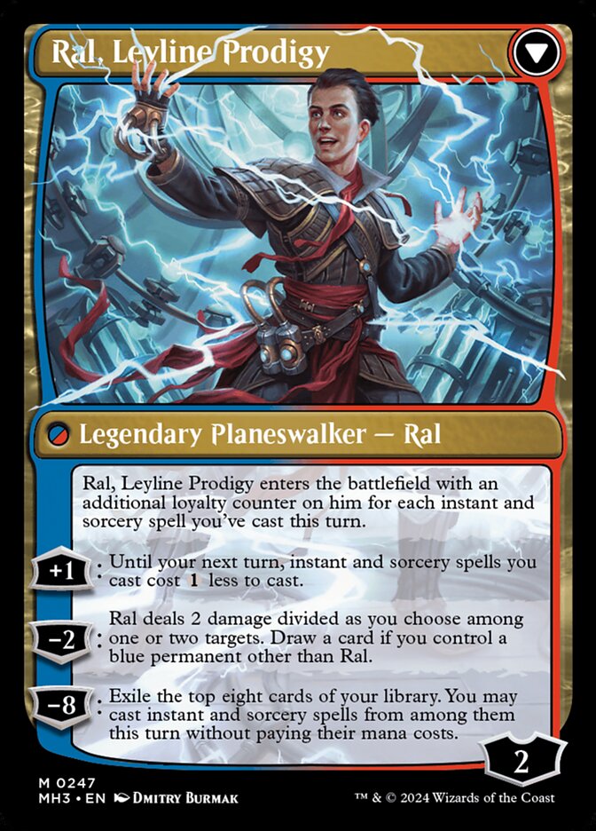 Magic the Gathering Card - Ral, Leyline Prodigy - MTG Circle