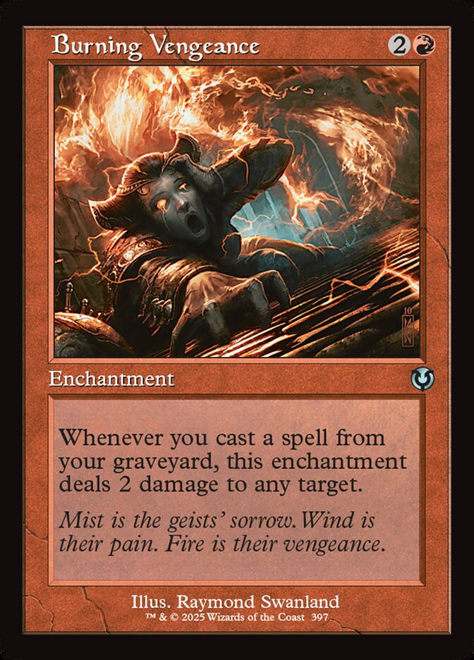 Magic the Gathering Card - Burning Vengeance - MTG Circle
