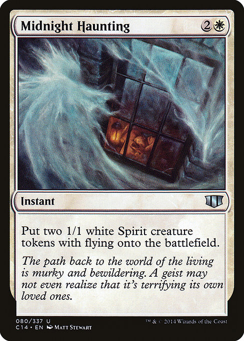 Magic the Gathering Card - Midnight Haunting - MTG Circle