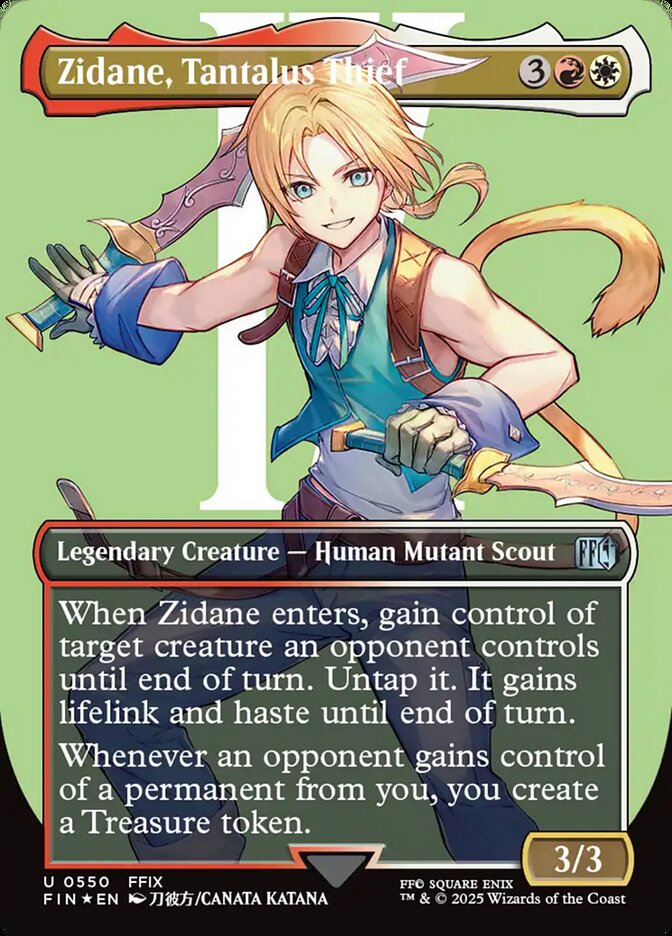 Magic the Gathering Card - Zidane, Tantalus Thief - MTG Circle