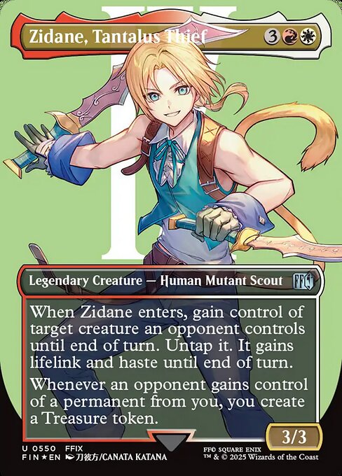 Magic the Gathering Card - Zidane, Tantalus Thief - MTG Circle