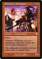 Magic the Gathering Card - Monastery Swiftspear - MTG Circle
