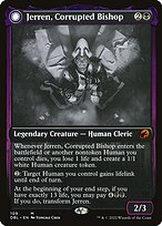 Magic the Gathering Card - Jerren, Corrupted Bishop // Ormendahl, the Corrupter - MTG Circle