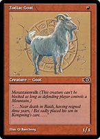 Magic the Gathering Card - Zodiac Goat - MTG Circle