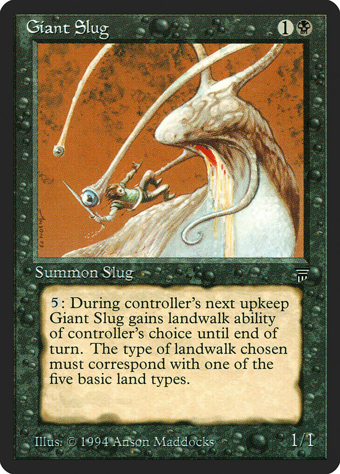 Magic the Gathering Card - Giant Slug - MTG Circle