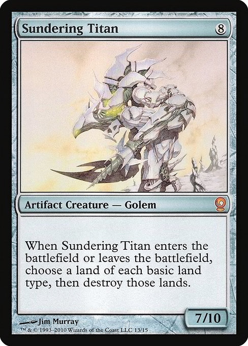 Magic the Gathering Card - Sundering Titan - MTG Circle