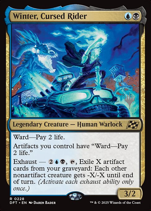 Magic the Gathering Card - Winter, Cursed Rider - MTG Circle