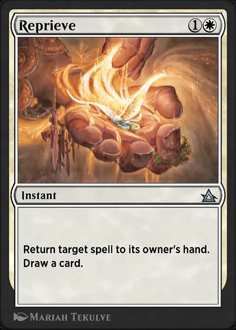 Magic the Gathering Card - Reprieve - MTG Circle