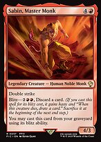 Magic the Gathering Card - Sabin, Master Monk - MTG Circle