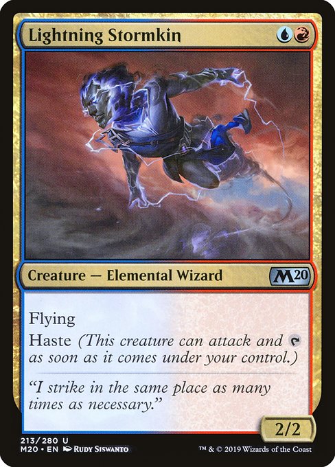 Magic the Gathering Card - Lightning Stormkin - MTG Circle