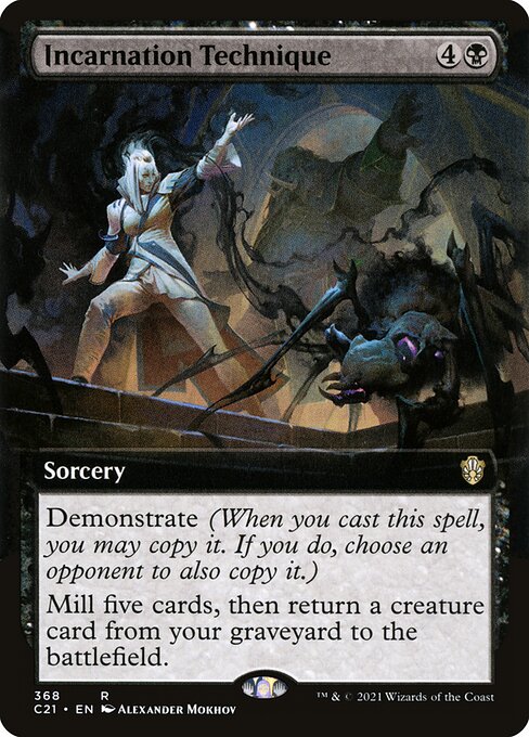 Magic the Gathering Card - Incarnation Technique - MTG Circle