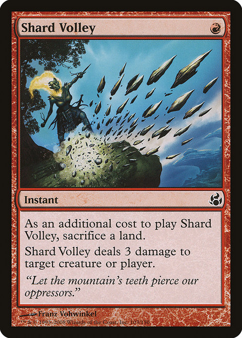 Magic the Gathering Card - Shard Volley - MTG Circle