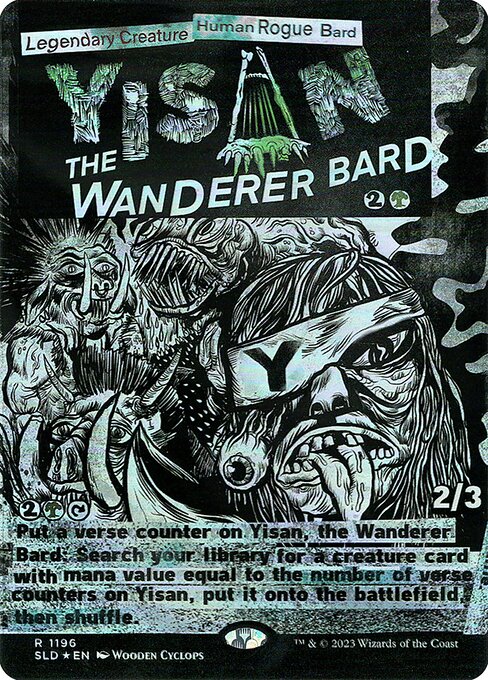 Magic the Gathering Card - Yisan, the Wanderer Bard - MTG Circle