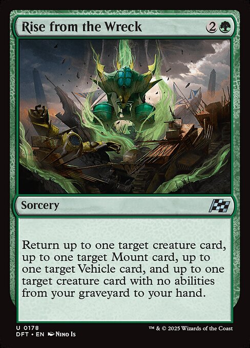 Magic the Gathering Card - Rise from the Wreck - MTG Circle