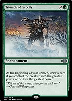 Magic the Gathering Card - Triumph of Ferocity - MTG Circle