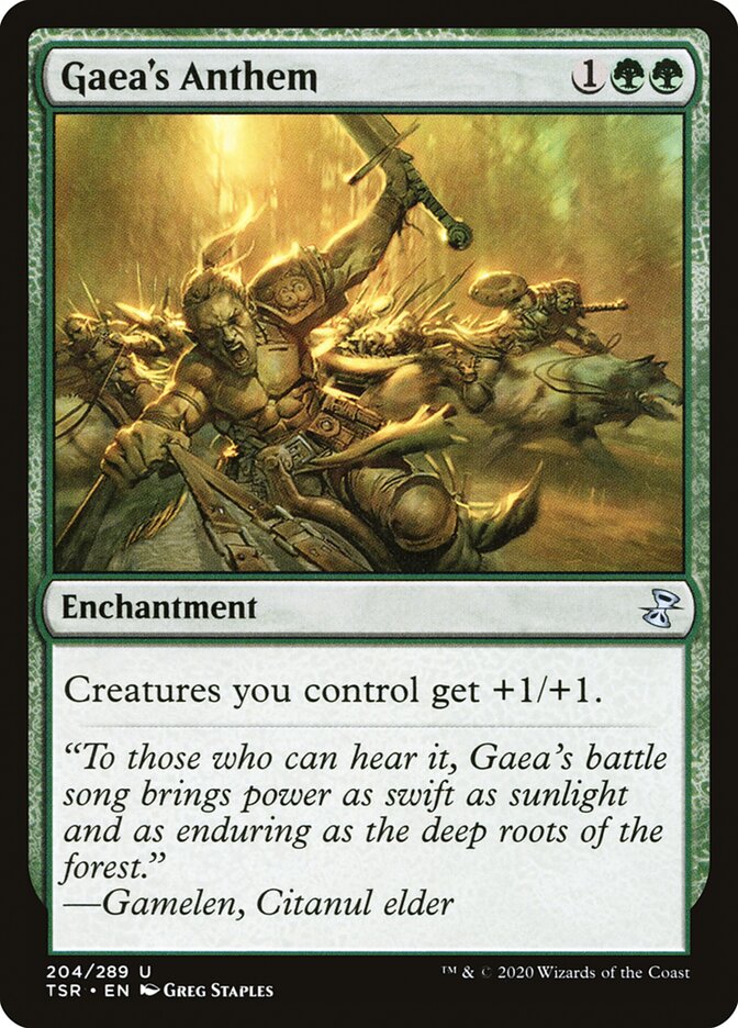 Magic the Gathering Card - Gaea's Anthem - MTG Circle
