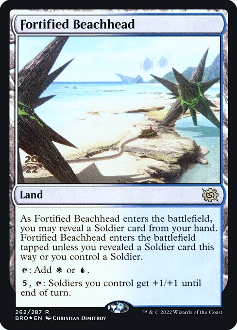 Magic the Gathering Card - Fortified Beachhead - MTG Circle