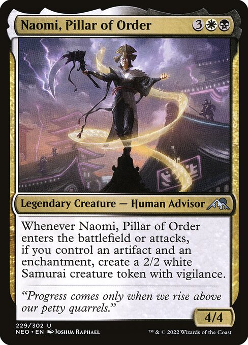 Magic the Gathering Card - Naomi, Pillar of Order - MTG Circle