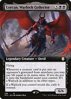Magic the Gathering Card - Lorcan, Warlock Collector - MTG Circle