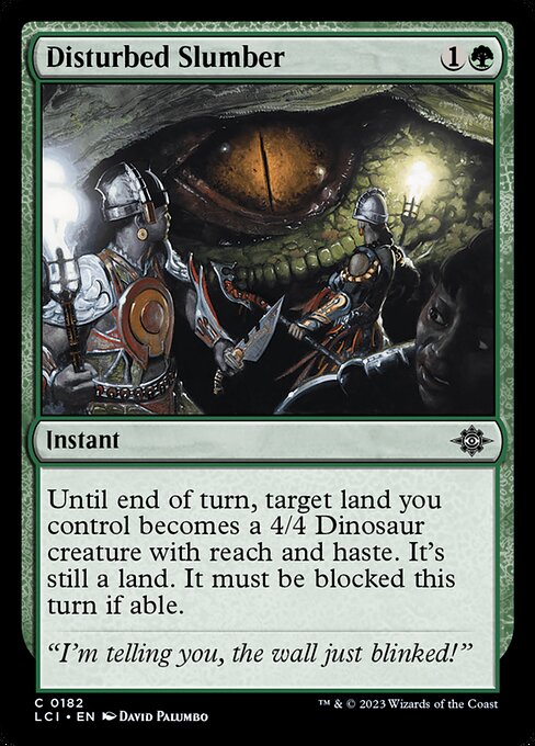 Magic the Gathering Card - Disturbed Slumber - MTG Circle