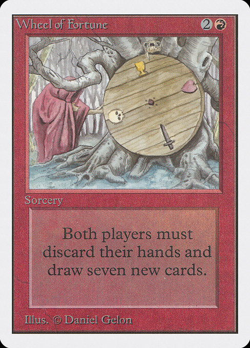 Magic the Gathering Card - Wheel of Fortune - MTG Circle