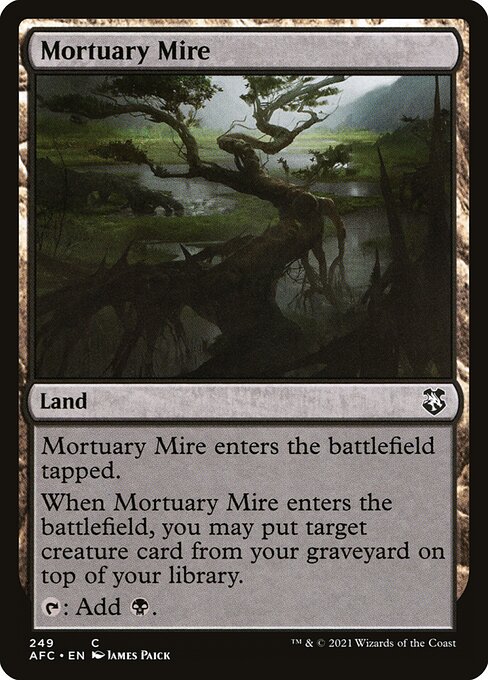 Magic the Gathering Card - Mortuary Mire - MTG Circle