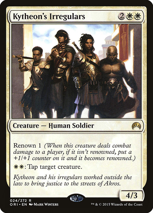 Magic the Gathering Card - Kytheon's Irregulars - MTG Circle