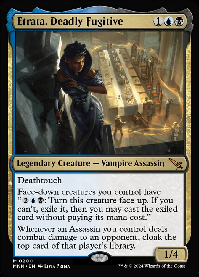 Magic the Gathering Card - Etrata, Deadly Fugitive - MTG Circle