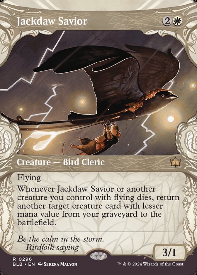 Magic the Gathering Card - Jackdaw Savior - MTG Circle