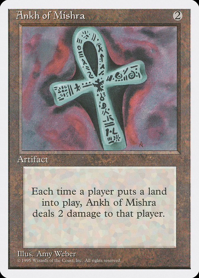 Magic the Gathering Card - Ankh of Mishra - MTG Circle