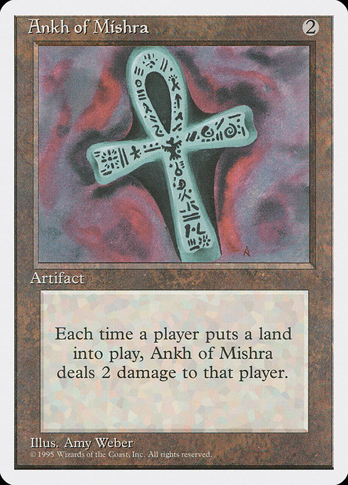 Magic the Gathering Card - Ankh of Mishra - MTG Circle