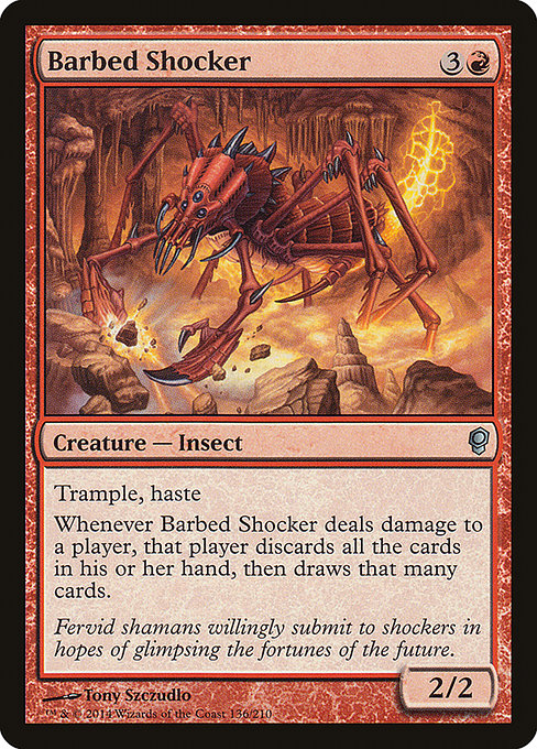 Magic the Gathering Card - Barbed Shocker - MTG Circle