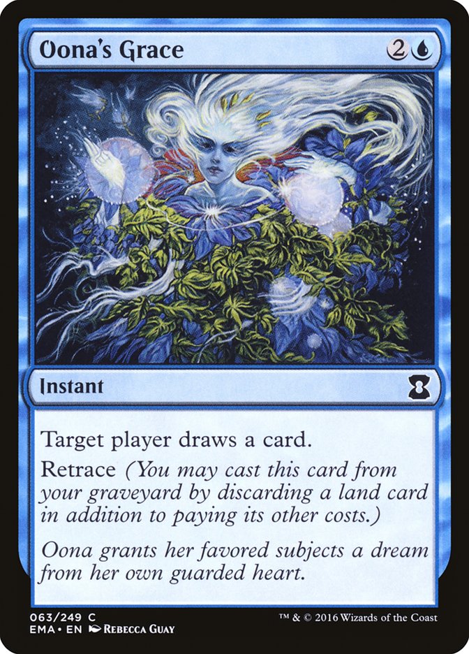 Magic the Gathering Card - Oona's Grace - MTG Circle