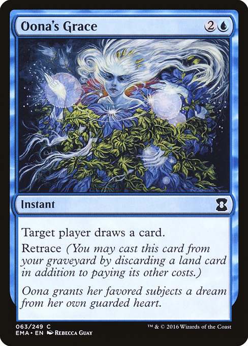 Magic the Gathering Card - Oona's Grace - MTG Circle