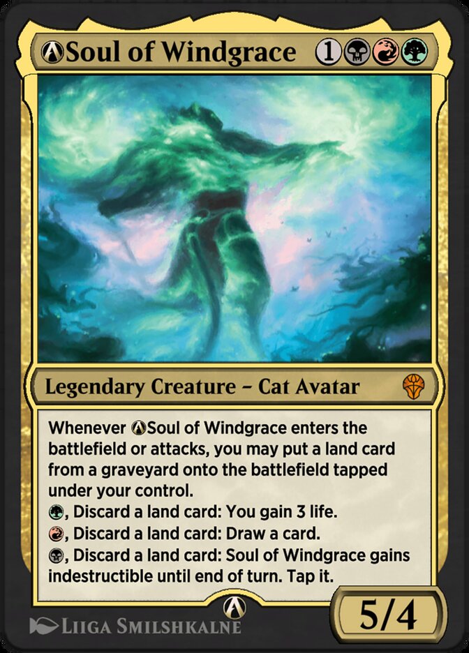 Magic the Gathering Card - A-Soul of Windgrace - MTG Circle