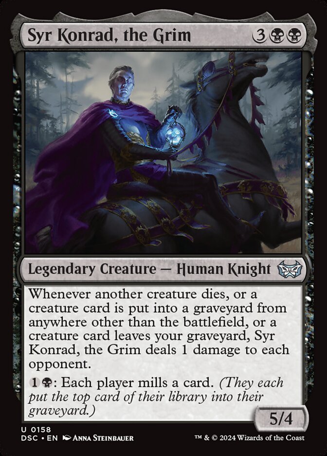 Magic the Gathering Card - Syr Konrad, the Grim - MTG Circle