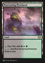 Magic the Gathering Card - Nurturing Peatland - MTG Circle