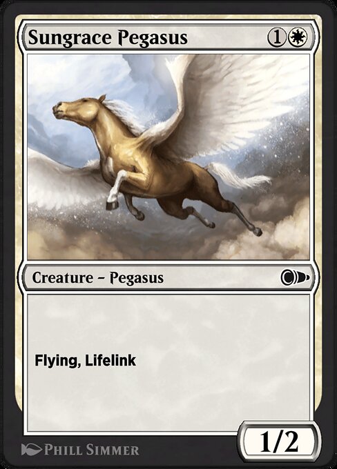 Magic the Gathering Card - Sungrace Pegasus - MTG Circle
