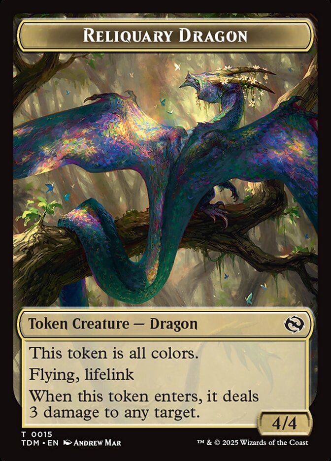Magic the Gathering Card - Reliquary Dragon - MTG Circle