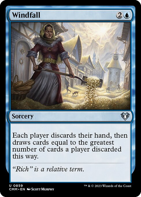 Magic the Gathering Card - Windfall - MTG Circle