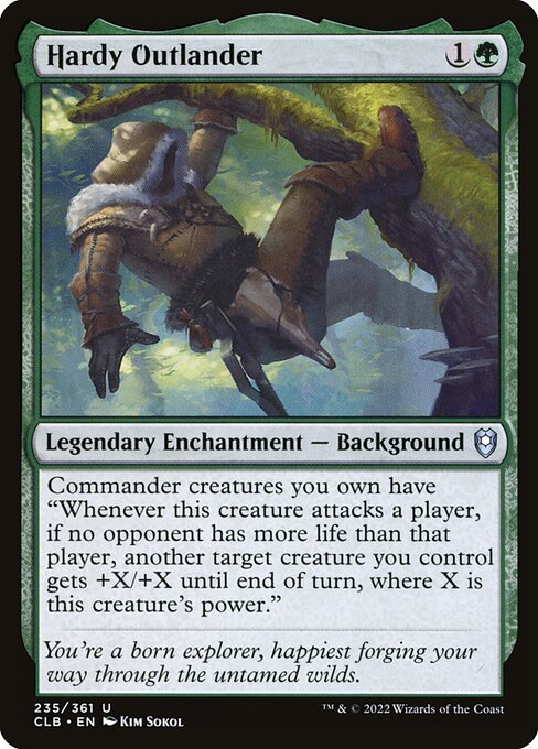 Magic the Gathering Card - Hardy Outlander - MTG Circle