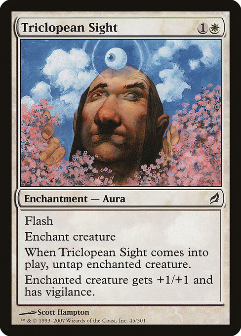 Magic the Gathering Card - Triclopean Sight - MTG Circle