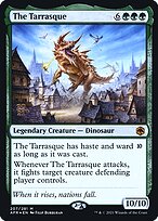 Magic the Gathering Card - The Tarrasque - MTG Circle