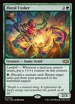 Magic the Gathering Card - Floral Evoker - MTG Circle